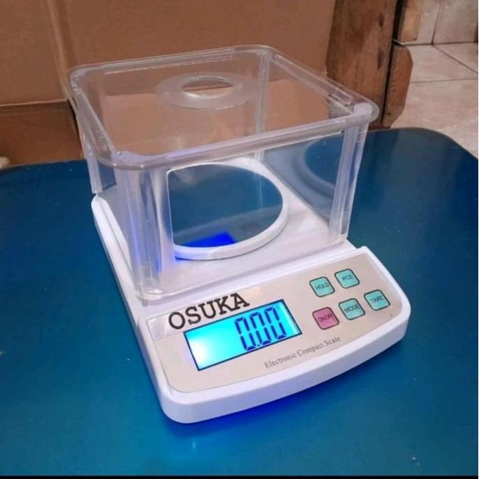 Timbangan Emas Digital / Timbangan Lab / Timbangan Gram / Timbangan 0.00 digital 500gr x 0.01 osuka 