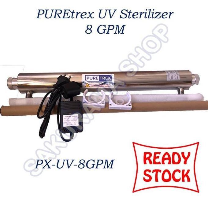 PUREtrex UV Sterilizer 8GPM | RO UV Sterilizer Lampu UV Sterilizer