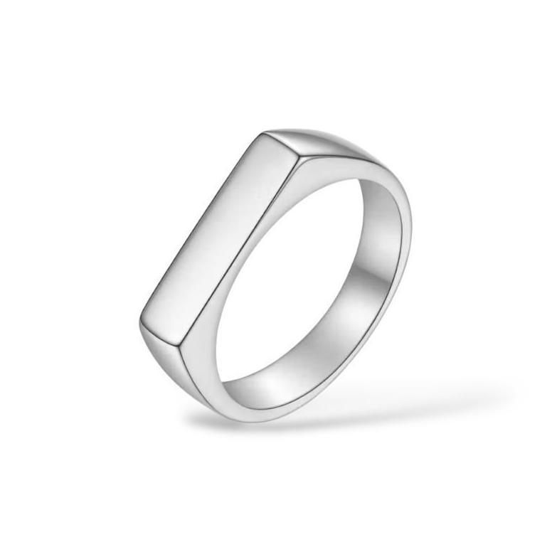Kualitas Super Cincin Pria Titanium Karakter Polos Untuk Pria Biker - Super Keren