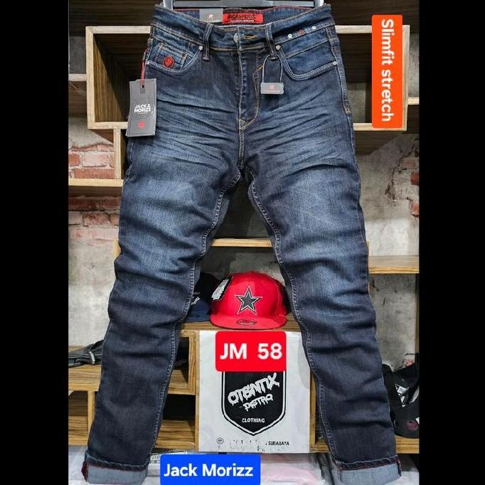 celana panjang Jack Marco Morizz Cello slimfit cowok keren original Nyaman Jeans