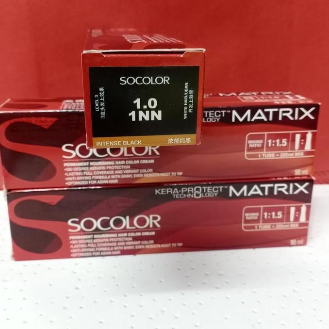 matrix socolor intense black 1.0/1NN 90ml