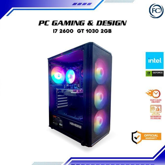 PC GAMING i7 1030 Full Set Keyboard Mouse Speaker RGB +Monitor Gaming