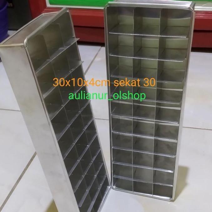 loyang kue 10x30 / loyang brownies sekat 30x10 / loyang sekat 10x30