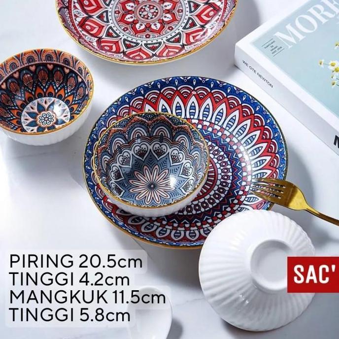 BOHEMIAN II Hampers Japanase Bowl Set Mangkok Keramik Mangkuk Jepang