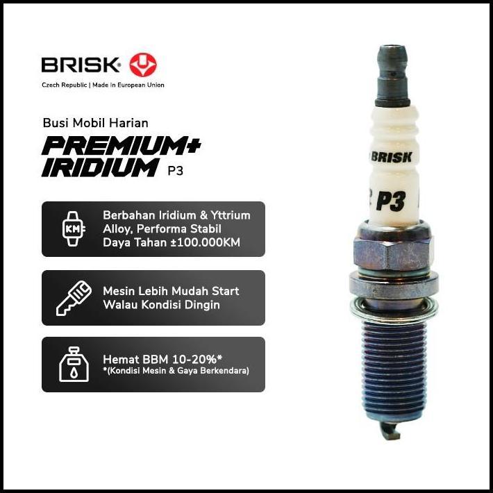 TERBARU BUSI TOYOTA KIJANG INNOVA FORTUNER BENSIN ASLI BRISK PREMIUM P3 