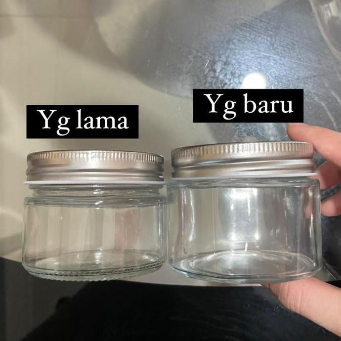 JAR KACA IMPORT 150ML TUTUP ALUMUNIUM
