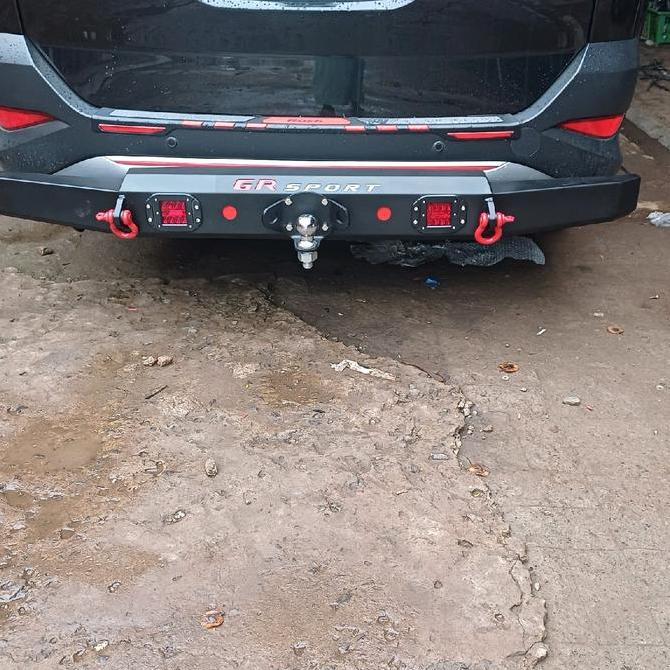 Tanduk Pengaman Bemper Belakang Mobil Toyota New Rush Model Custom Baru
