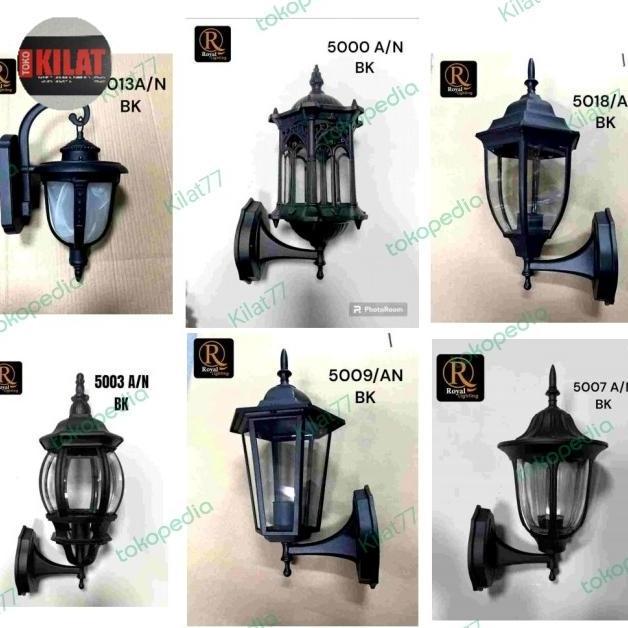 Lampu Dinding Taman Outdoor Klasik Antik Dekorasi Taman Kaca Impor