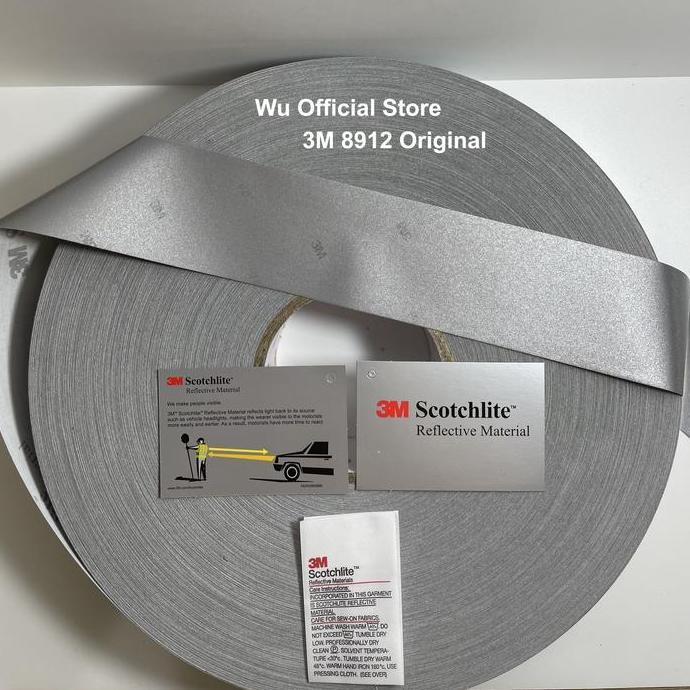 Pita 3M 8912 Scotchlite Skotlet Reflective tape 200 m lebar 2"/ 5 cm