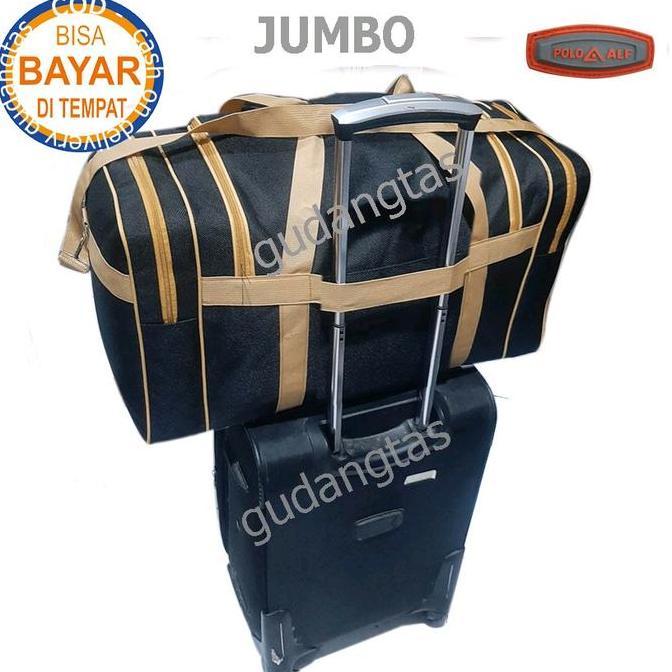 Ryokoo- Polo Alf  Pakaian Besar  Travel Bag  Bepergian  0203 Tas Pakaian Jinjing  Mudik  Selempang  