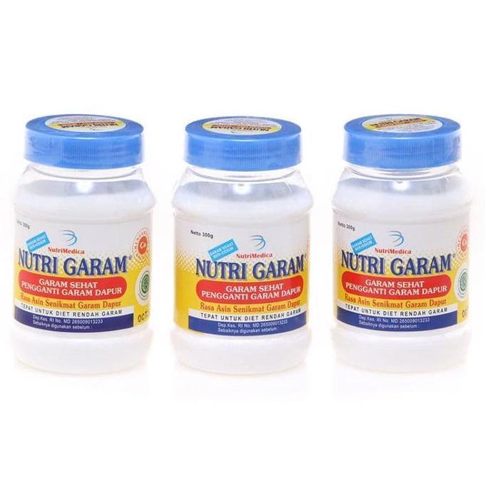 NUTRI GARAM SEHAT 300 G RENDAH SODIUM COCOK UNTUK HIPERTENSI