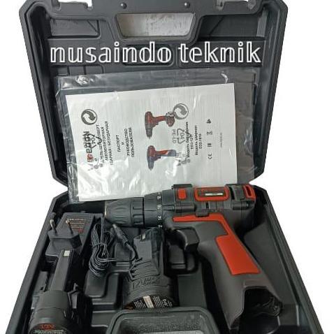 Mesin Bor Baterai Edon 18V 2 Baterai Ed2-1810 Cordless Drill Edon Bor Produk 1Oo% Original