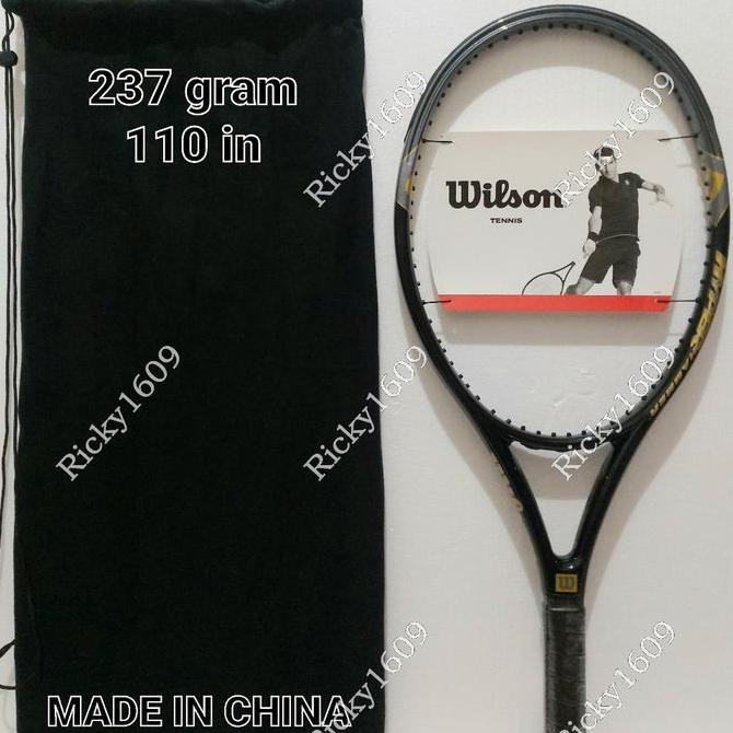RAKET TENIS WILSON HYPER HAMMER 2.3 GRAY/GOLD - HYPER CARBON -ORIGINAL