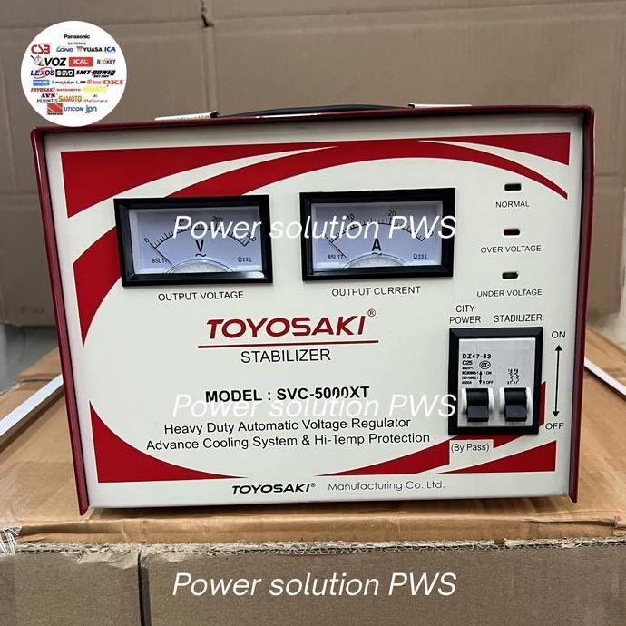 STABILIZER LISTRIK RUMAH 5000VA [ STABILIZER TOYOSAKI SVC 5000N ] Murah