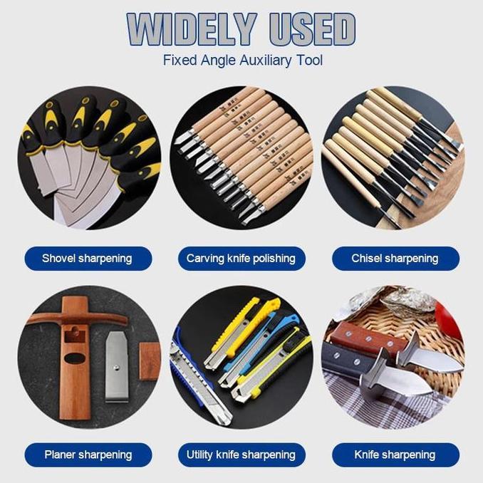 Honing Guide Alat Asah Pengasah Serut Pahat Ketam Manual