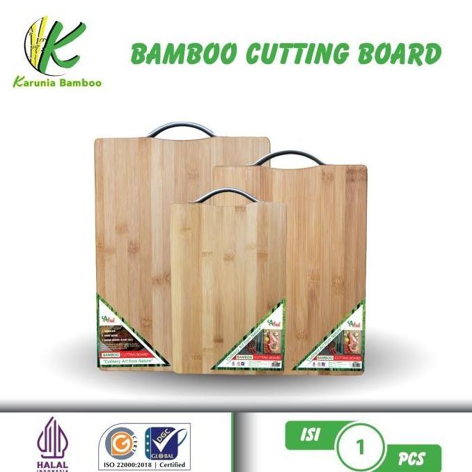Talenan Bambu ukuran besar / Bamboo cutting board / chopping board