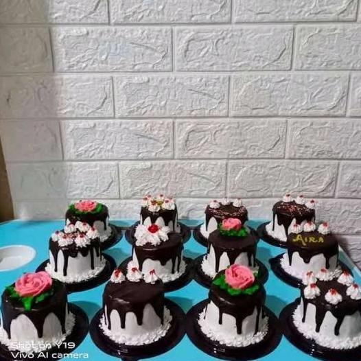 cetakan kue tart mini/tartlests/pie mini/ bulat tanpa sambungan