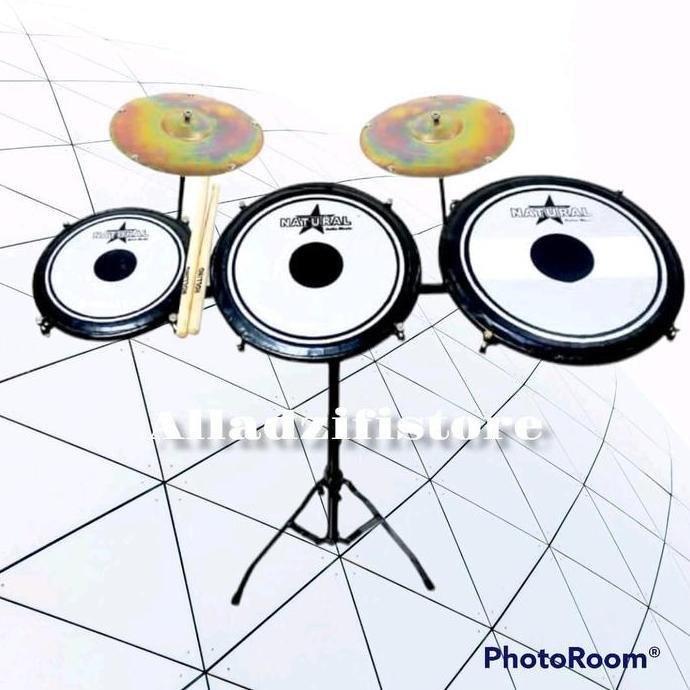 vianmall_ - drum tam tam alat musik perkusi dengan 3 lingkaran berbeda ukuran