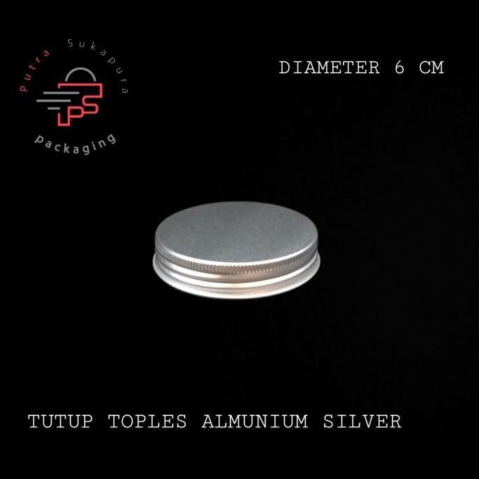 tutup toples almunium/alumunium diameter 6cm