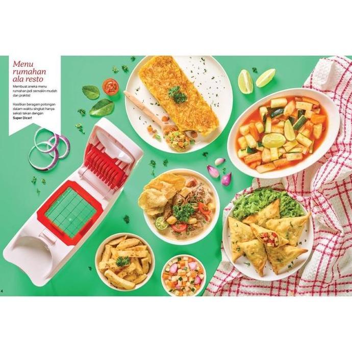 Tupperware Superdicer alat buah dan sayuran super dicer