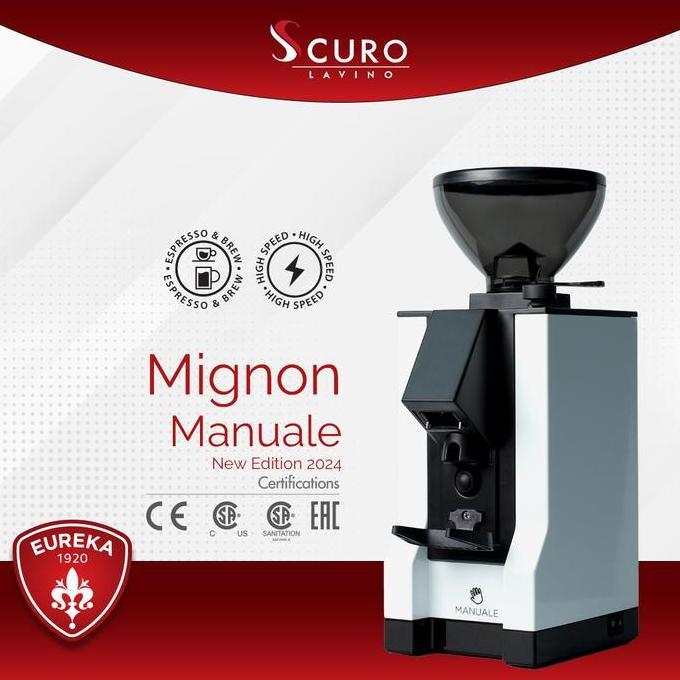 NEW!! Eureka Grinder Mignon Manuale