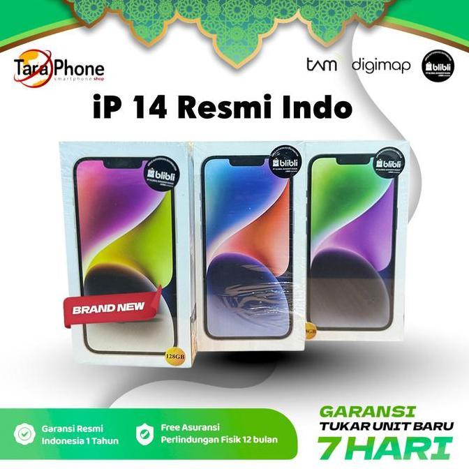 [TP X RBS] - Apple iPhone 14 128GB Brand New Resmi Indonesia IBOX DIGIMAP GDN