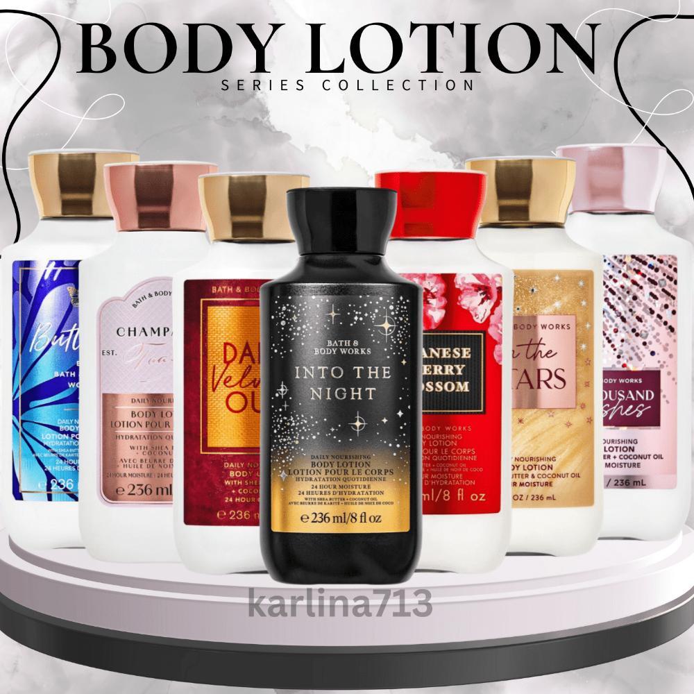 NEW PROMO SALE  BBW Body Lotion Series 236ml Original Bath and Body Works ( Into The Night - Pure Wo