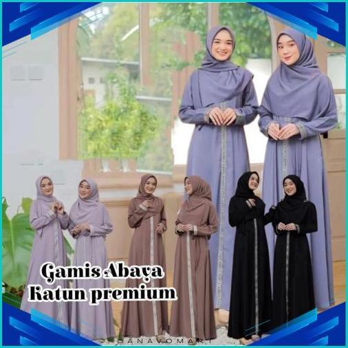 Diskon Abaya Maxi Dress Premium/Gamis Abaya Arabian Renda Garis Satu Terbaru/Gamis Mewah Ful Renda T