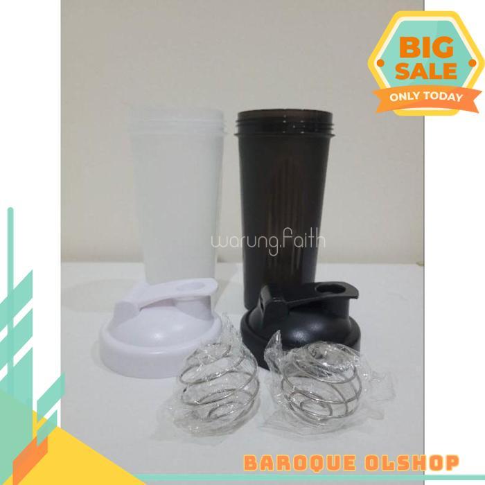BOTOL MINUM 600ML SHAKER 600 ML SPORT SHAKER GYM - FREE SHAKER BOLA KOCOK / [ APOLO ] BOTOL MINUM SH