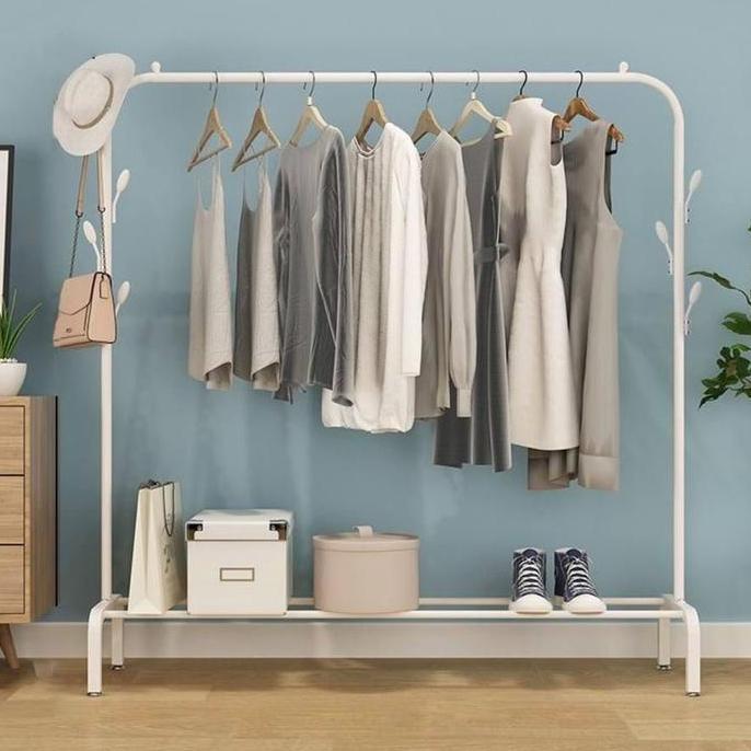 Sentaku- Rak Gantung Baju Big Stand Hanger Rak Gawangan Baju Lemari Portable