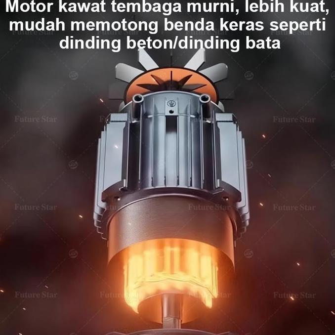 Terlaris Mesin Pemotong Beton Listrik 390Mm 290Mm Concrete Wall Cutting Machine Electric Groove Ring