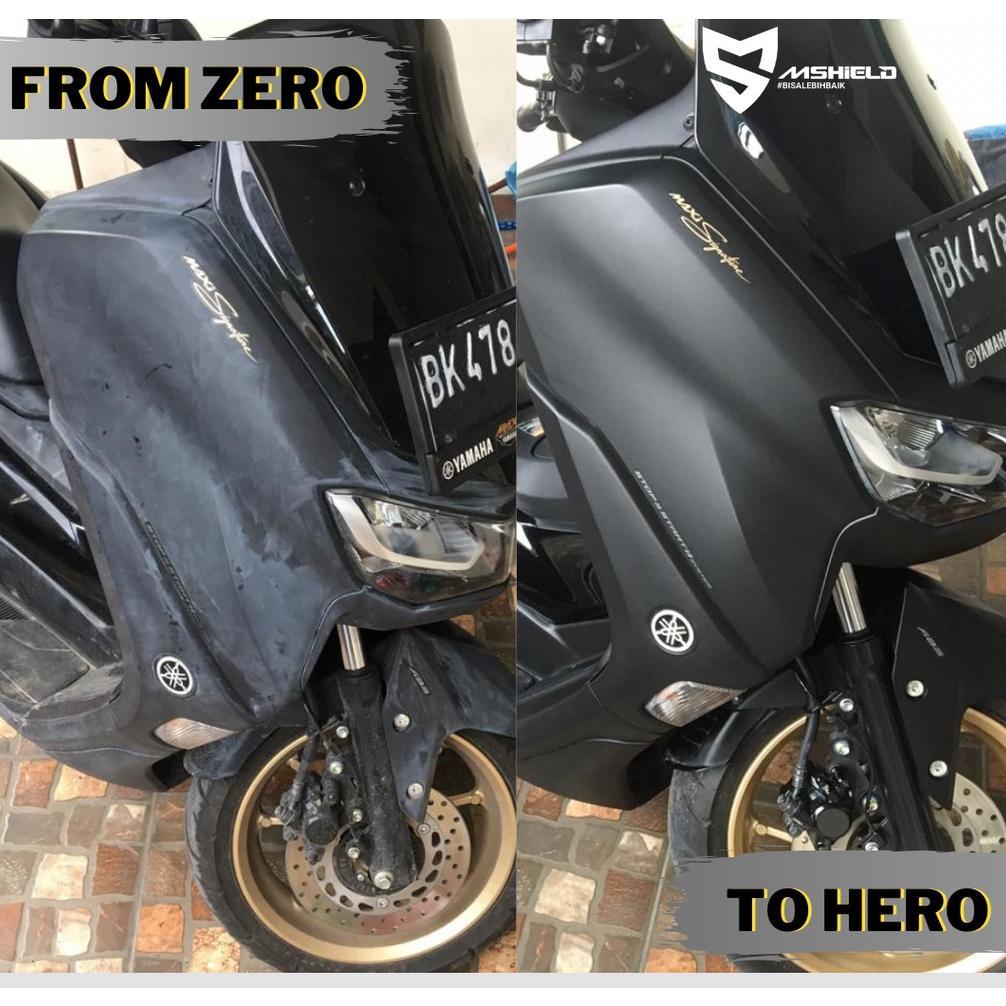 Diskont V12 Matte Coating - Pengkilap Perawatan Ceramic Coating Body Motor Mobil Doff