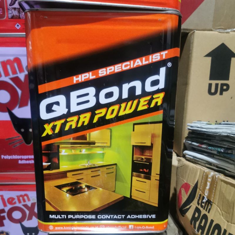 Lem Kuning Serbaguna Qbond Xtra Power Extra Power 10Kg Bukan Fox Rajawali Castol