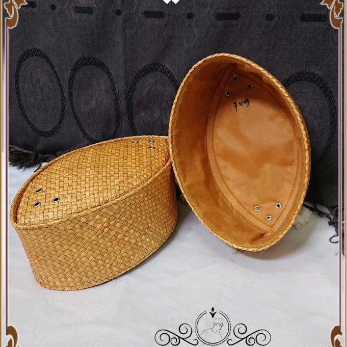 PECI/KOPIAH ANYAMAN PANDAN | MOTIF TROMPAH Kopiah Peci