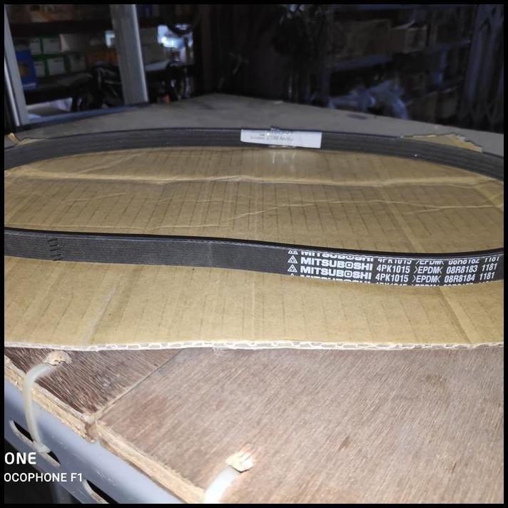 TERLARIS MITSUBOSHI FAN BELT 4PK1015 EPDM TALI KIPAS FANBELT 4PK 1015 TIMOR 