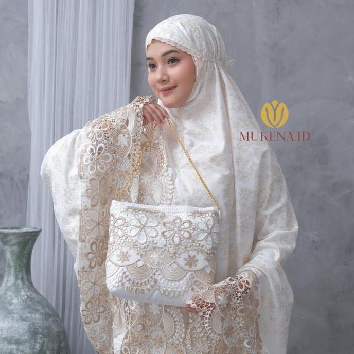 Mukena Dewasa Renda Mewah 2in1 Katu Foil mukrna Terbaru 2025 mukena adem dan nyaman mukena mewah muk