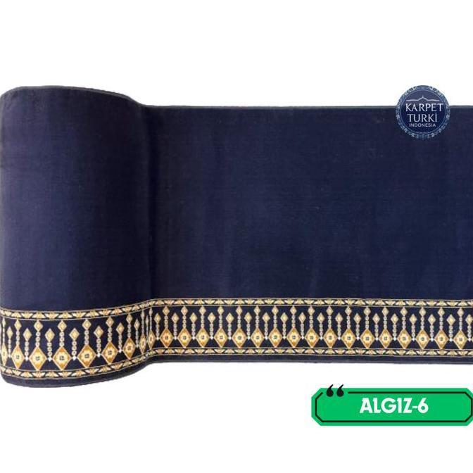 Grosir Karpet Masjid Turki Algiz Meteran Ukuran 100 X 120Cm Tebal 12Mm Sajadah Mushola Turki