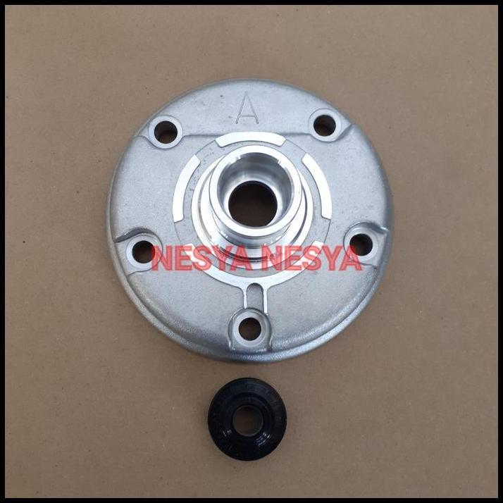 TERLARIS CYLINDER HEAD KOMPRESOR AC MOBIL KIJANG GRAND EXTRA + SHAFT LIP SEAL 