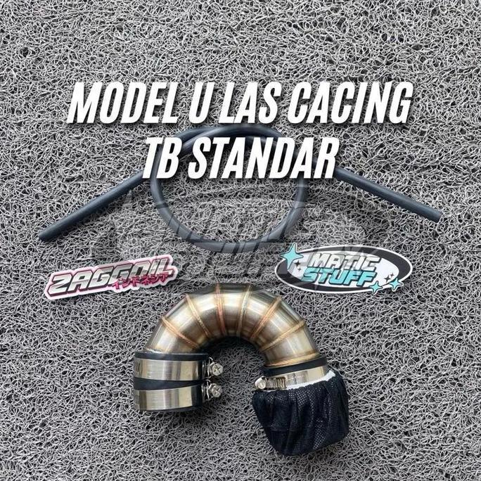 Velocity Filter Jamur Model U Free Selang Hawa [Open Filter Udara] (Aerox Old/New, Nmax New) Kualita