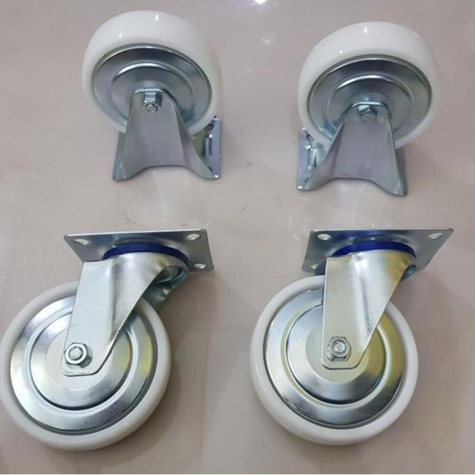 TERBARU roda lori 6 inch / roda nilon 6 inch hidup mati