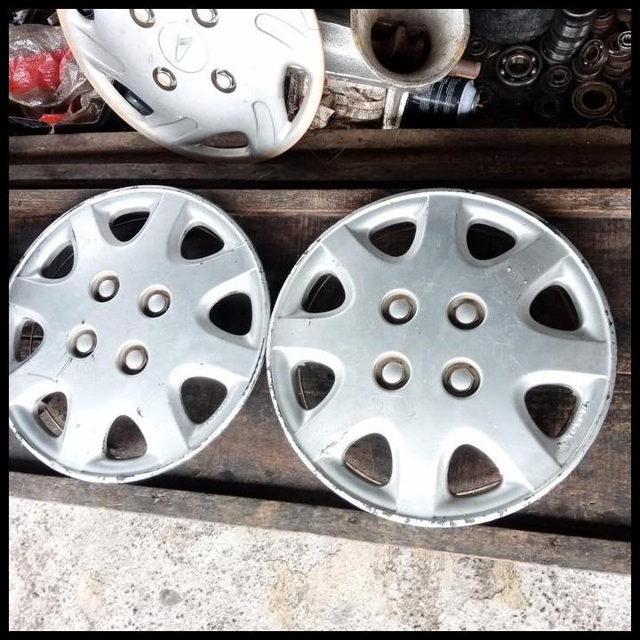 TERLARIS DOP VELG WHEEL DOP TOYOTA STARLET RING 13 ORIGINAL BEKAS 2PCS 
