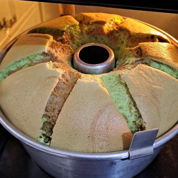 chiffon cake pandan/chiffon pandan HS