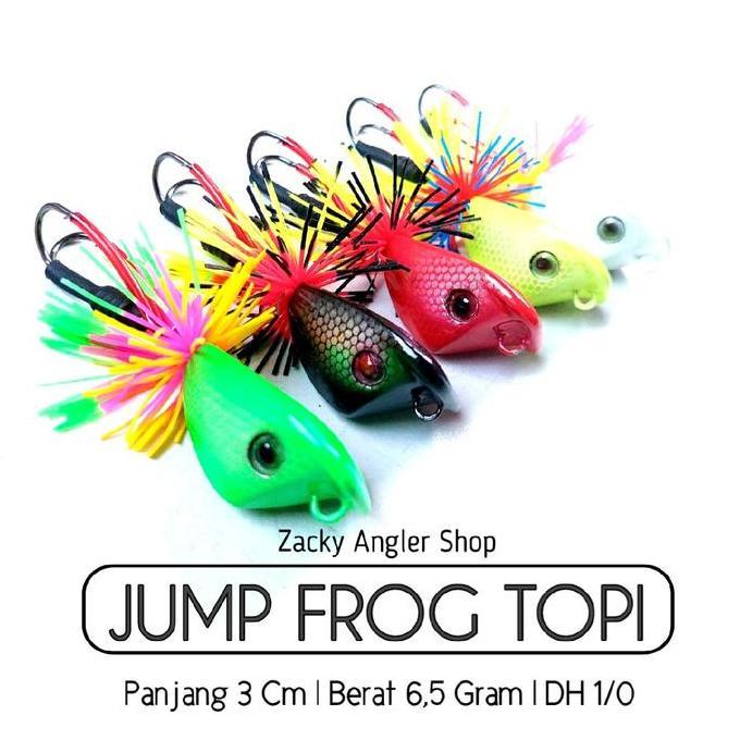 JUMP FROG TOPI 3 Cm Raz Lure Umpan Casting Gabus