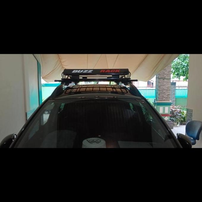 Roof Rack Bagasi Atas Mobil Rush Lama / Terios Lama / Pajero Lama / Fortuner Lama Buzz Rack Ukuran 1