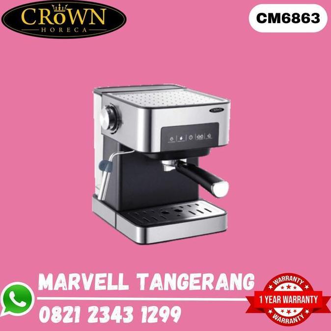 Terlaris Espresso Coffee Maker Crown Cm6863 / Mesin Pembuat Kopie