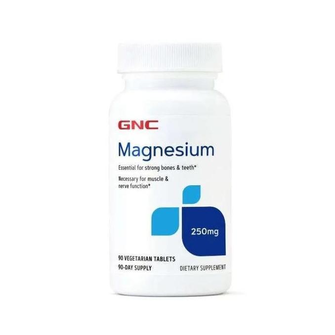 Grosir Gnc Magnesium 250Mg Tablet Vegetarian 90S
