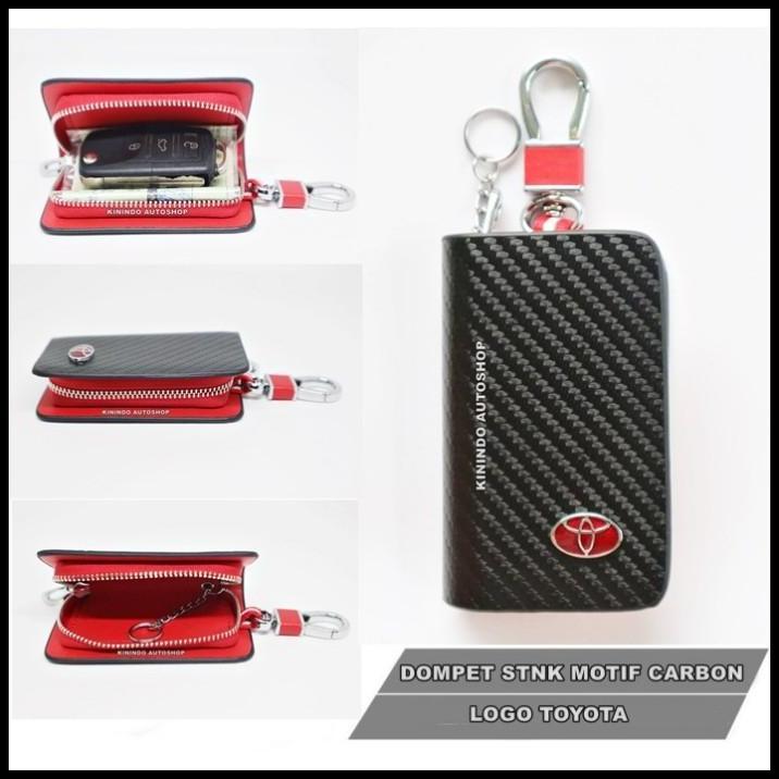 TERLARIS DOMPET STNK / TEMPAT STNK MOBIL MOTOR MOTIF CARBON TOYOTA SIENTA 
