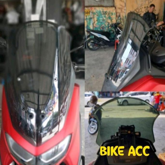 Promo Visor Windshield Nmax New 155 2020 2021 2022  Anti pecah Clear _Smoke Diskon