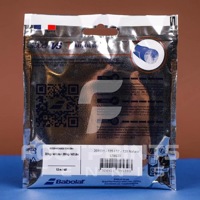 Babolat Touch Vs Natural Gut Senar Raket Tenis Tennis Strings Original