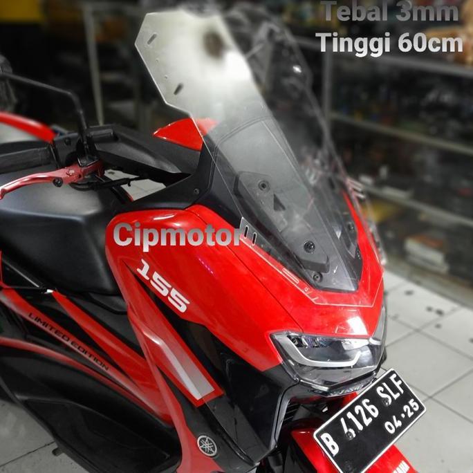 Promo Visor Windshield new Nmax New 2020 custom Tinggi 60cm clear rayben Diskon